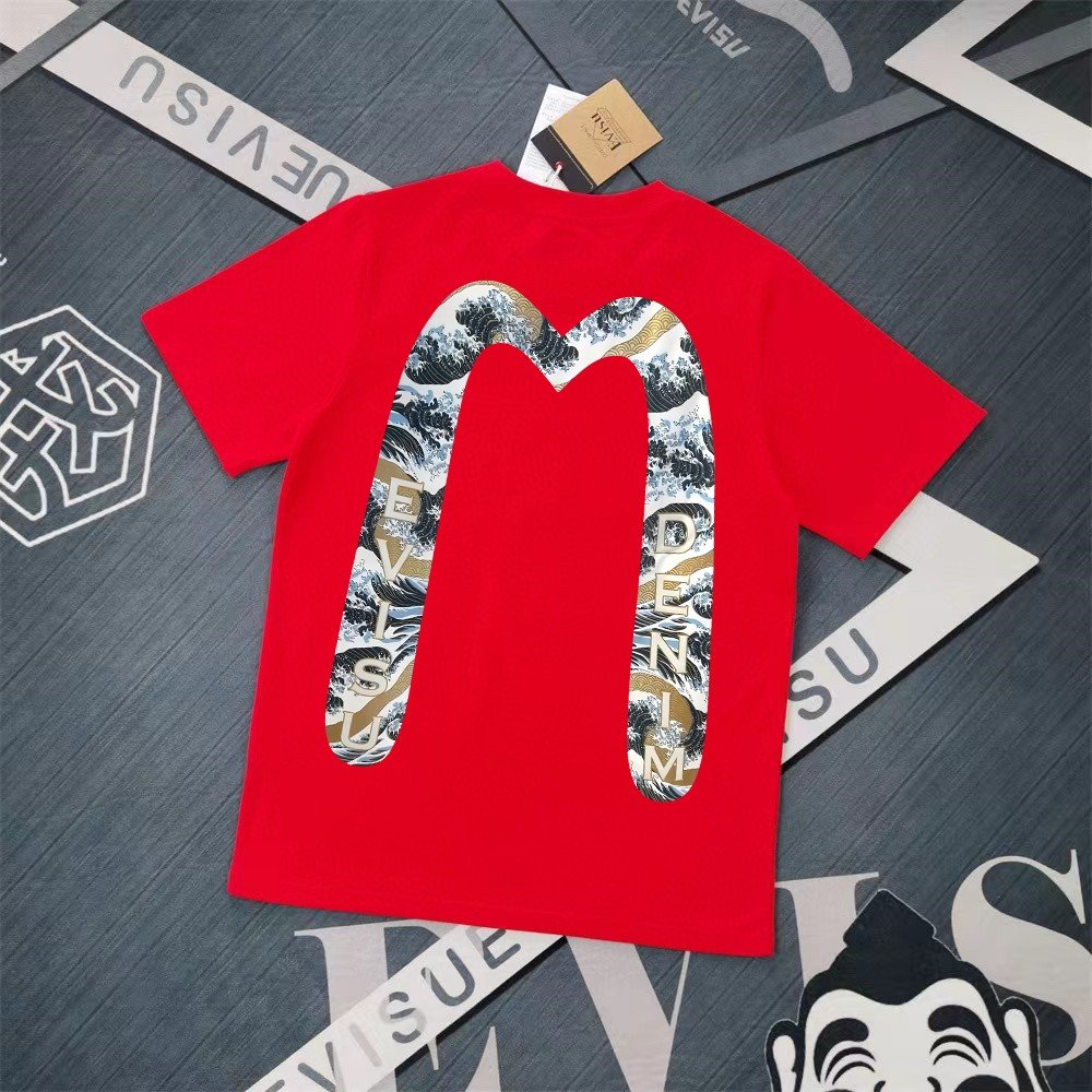 Evisu Fukushin 2025 New Printed T-shirt High Version