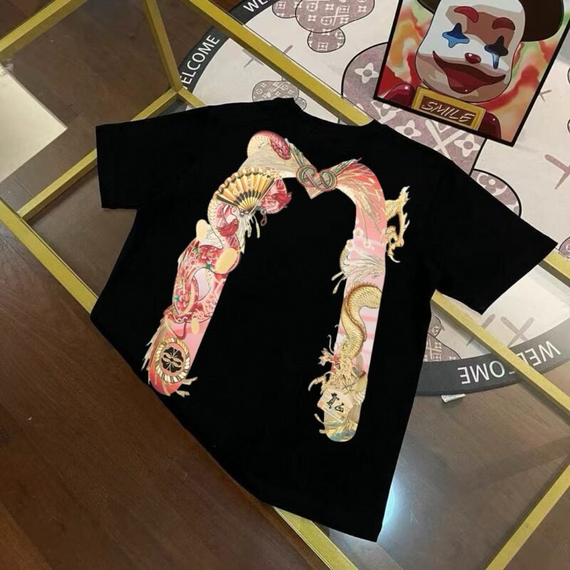 Evisu Fukushin 2025 New Printed T-shirt High Version