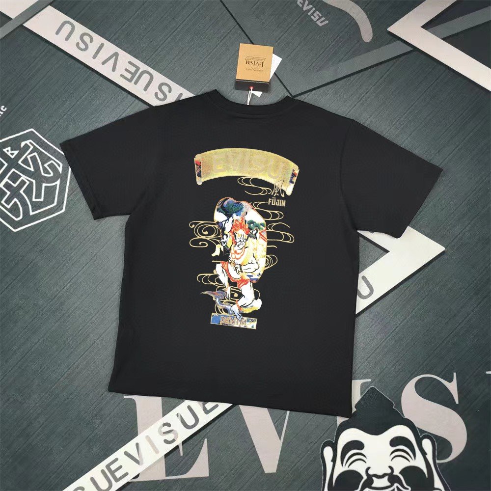 Evisu Fukushin 2025 New Print T-shirt Loose Fit