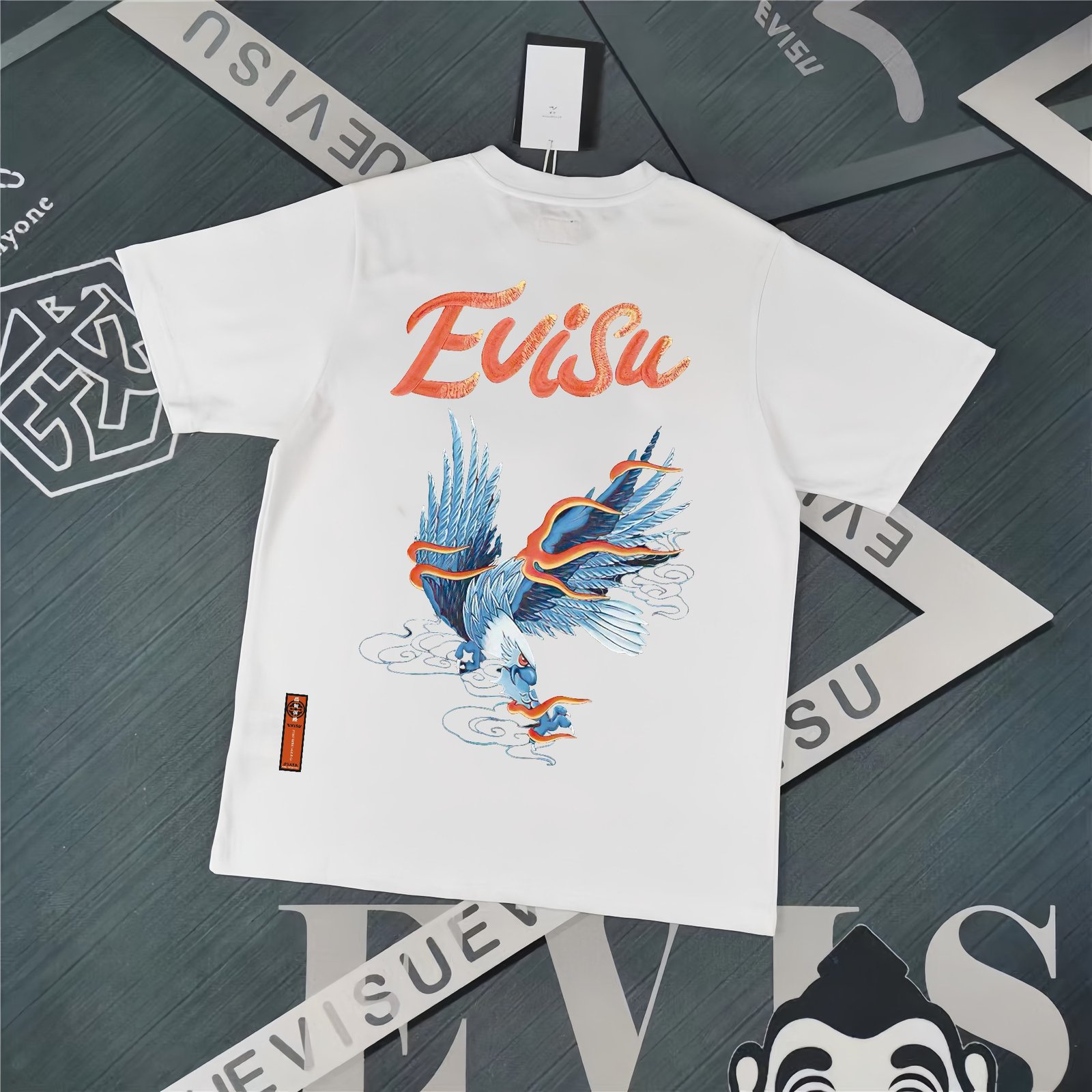 Evisu Fukushin 2025 New Print T-shirt Loose Fit