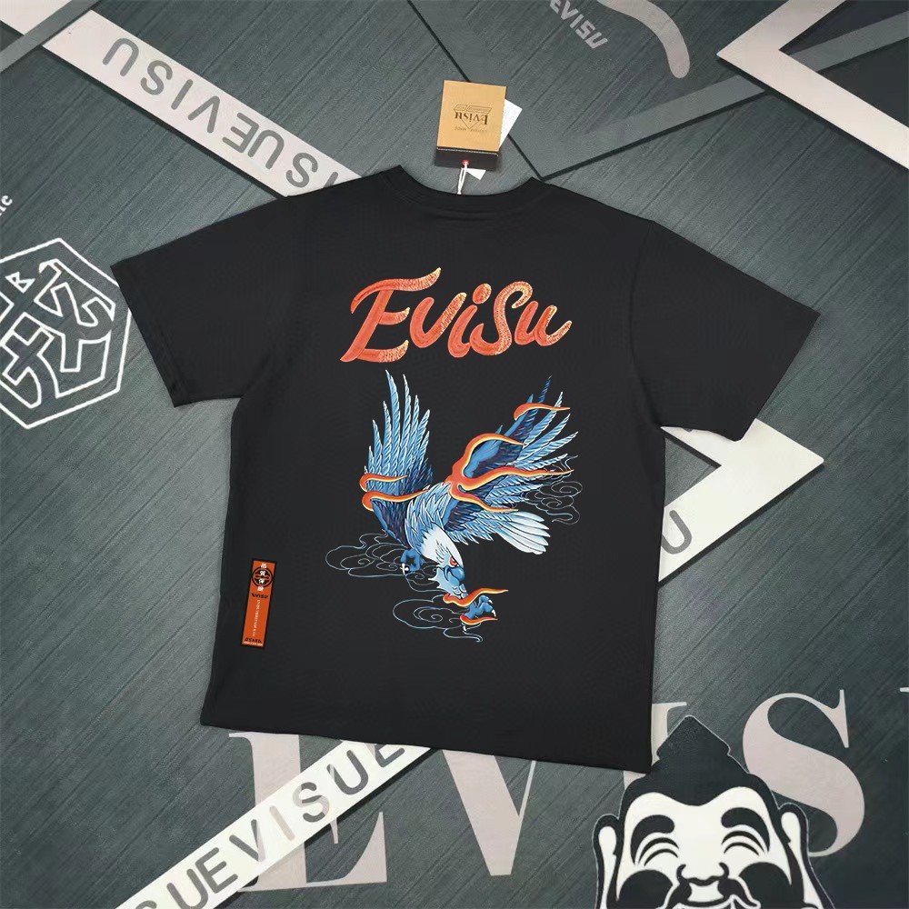 Evisu Fukushin 2025 New Print T-shirt Loose Fit