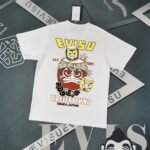 Evisu Fukushin 2025 New Print T-shirt Loose Fit