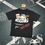 Evisu Fukushin 2025 New Print T-shirt Loose Fit