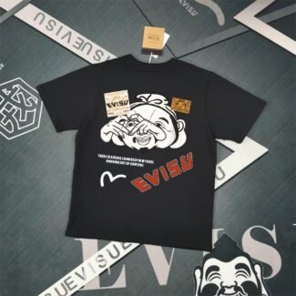 Evisu Fukushin 2025 New Print T-shirt Loose Fit