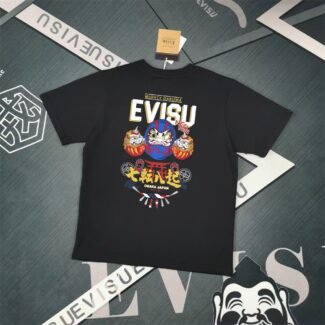 Evisu Fukushin 2025 New Print T-shirt Loose Fit
