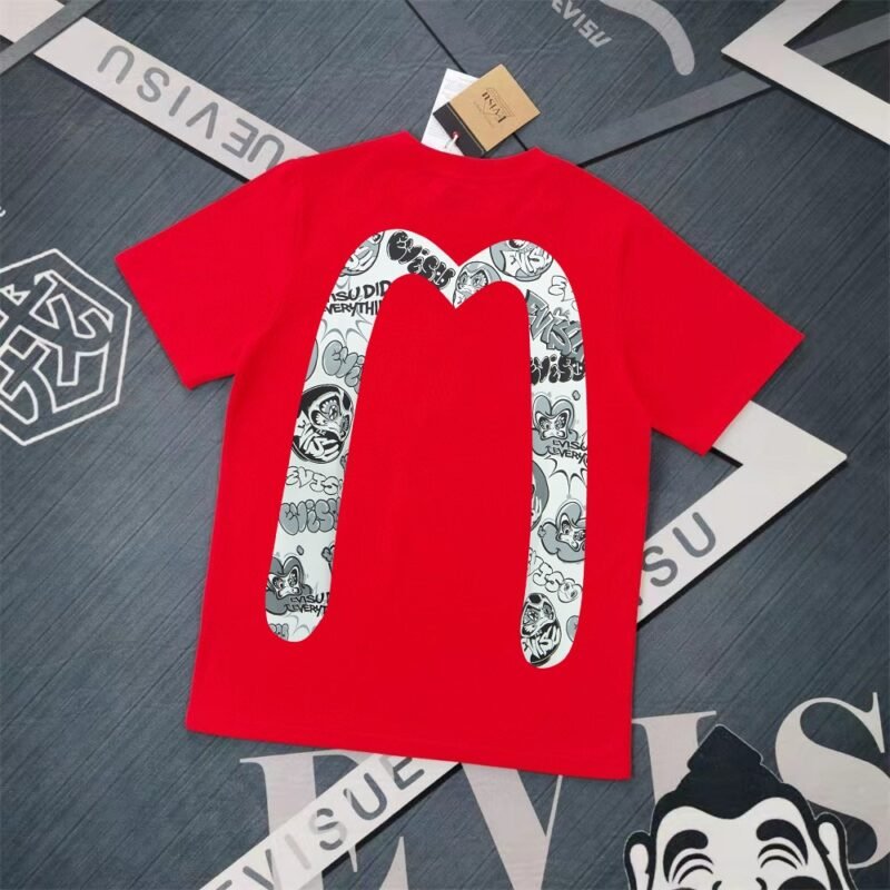 Evisu Fukushin 2025 New Print T-shirt Loose Fit