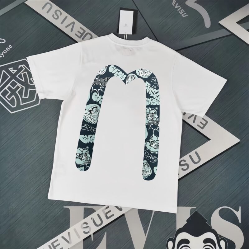 Evisu Fukushin 2025 New Print T-shirt Loose Fit