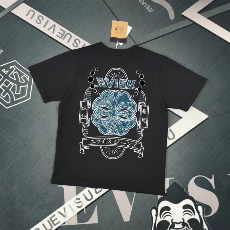 Evisu Fukushin 2025 New Print T-shirt Loose Fit