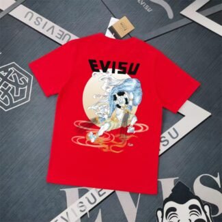 Evisu Fukushin 2025 New Print T-shirt Loose Fit