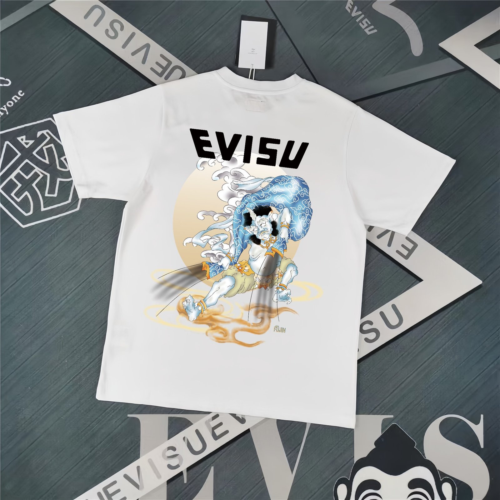 Evisu Fukushin 2025 New Print T-shirt Loose Fit