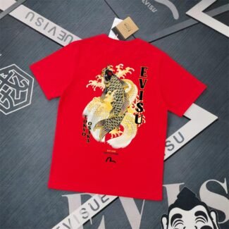Evisu Fukushin 2025 New Print T-shirt Loose Fit