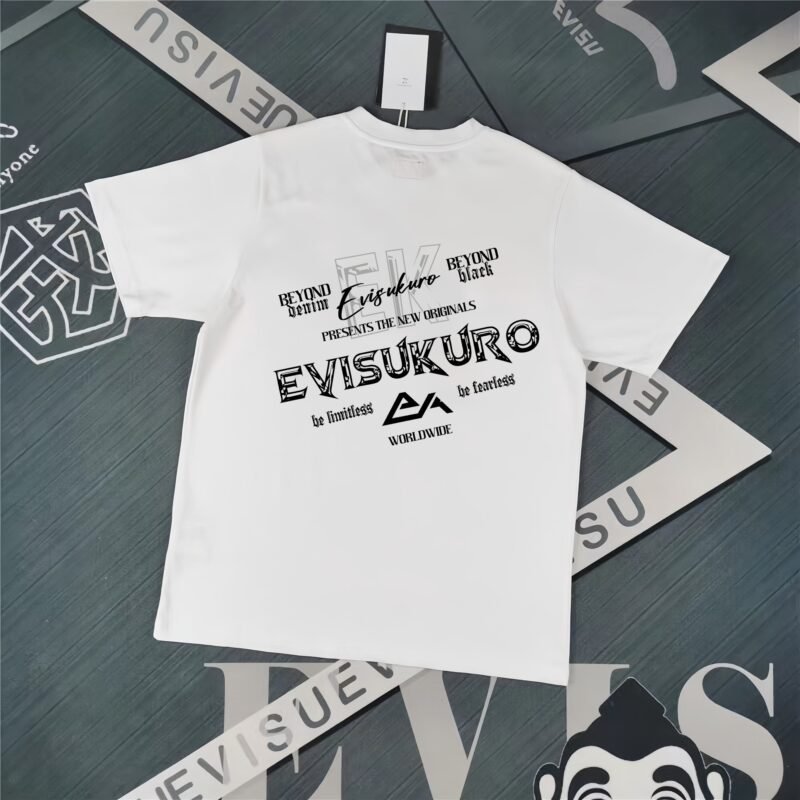 Evisu Fukushin 2025 New Print T-shirt Loose Fit