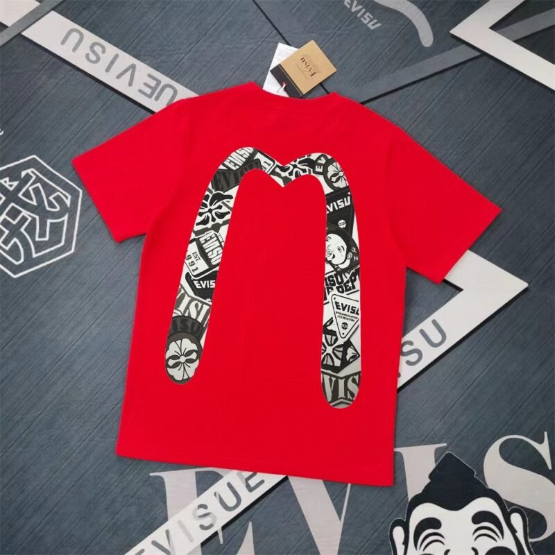 Evisu Fukushin 2025 New Print T-shirt Loose Fit