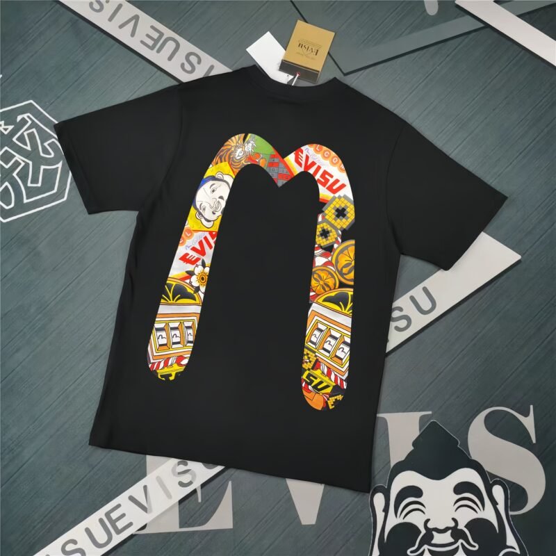 Evisu Fukushin 2025 New Print T-shirt Loose Fit