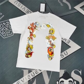 Evisu Fukushin 2025 New Print T-shirt Loose Fit