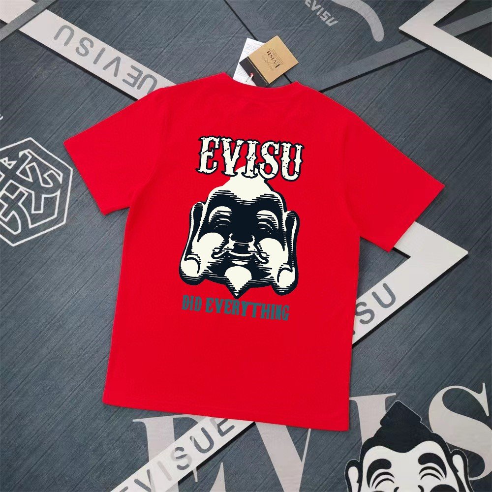 Evisu Fukushin 2025 New Print T-shirt Loose Fit