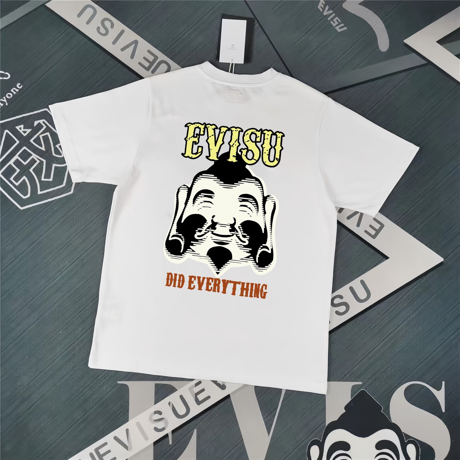 Evisu Fukushin 2025 New Print T-shirt Loose Fit