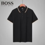 BOSS - Cotton-blend polo shirt with contrast details - White