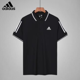 adidas ESSENTIALS CORE POLO TEE - Black