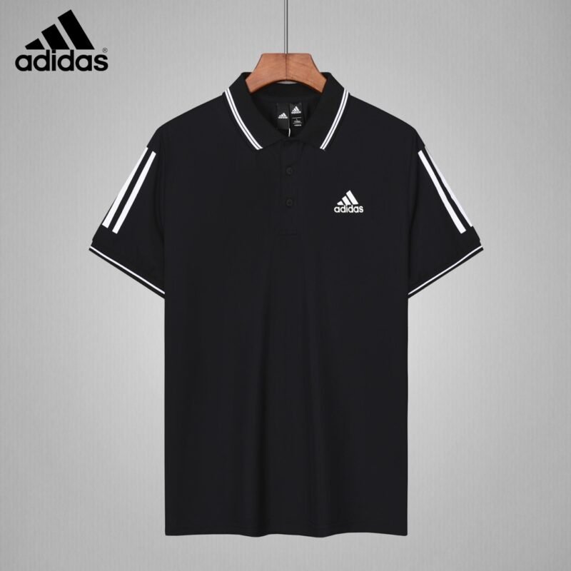 adidas ESSENTIALS CORE POLO TEE - Black
