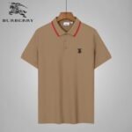 Burberry 'tb' Cotton Polo Polo Shirt Brown - ShopStyle