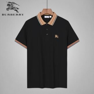 Cotton Polo Shirt in Black - Men | Burberry® Official