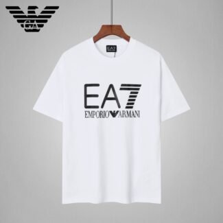 Armani EA7 Train large logo T-shirt in white | ASOS