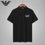 Stretch piqué polo shirt with striped trim | Emporio Armani
