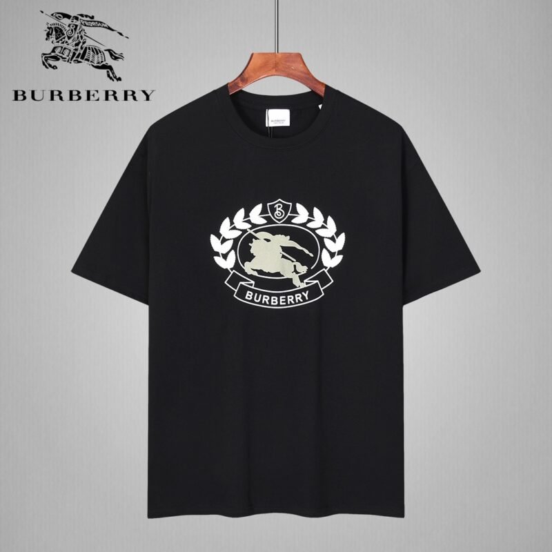 Knight Stamp Cotton T-shirt in Black - Men | Burberry® Official
