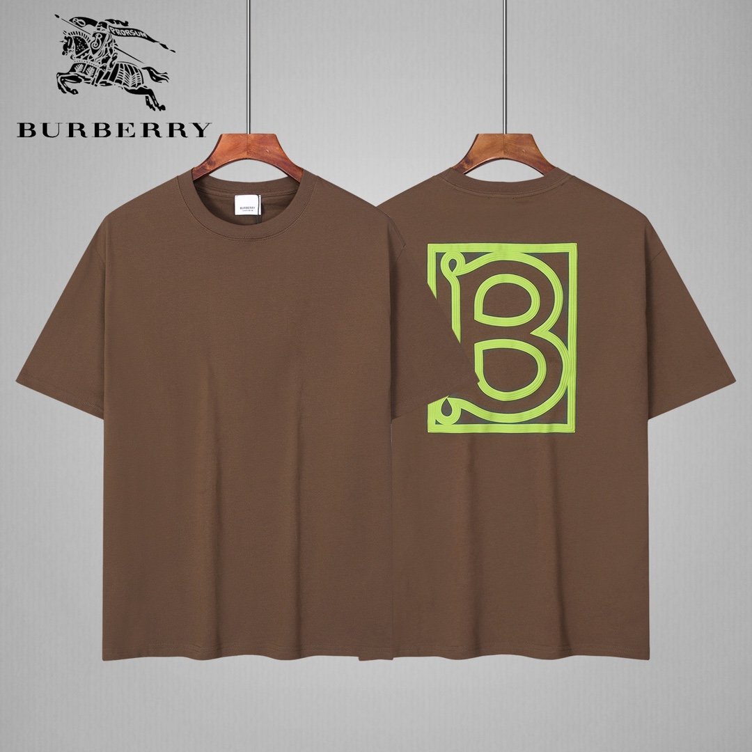 Burberry Embroidered Logo T-shirt In Tor | ModeSens