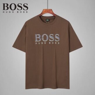 BOSS Cotton-jersey slim-fit T-shirt with logo print
