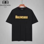 Balenciaga Balenciaga Tape Back Double B Short Sleeve