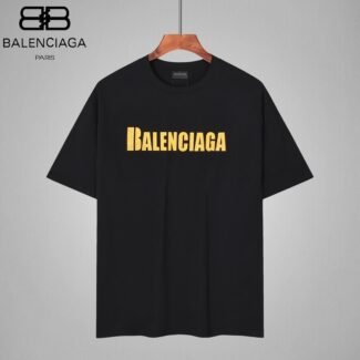 Balenciaga Balenciaga Tape Back Double B Short Sleeve