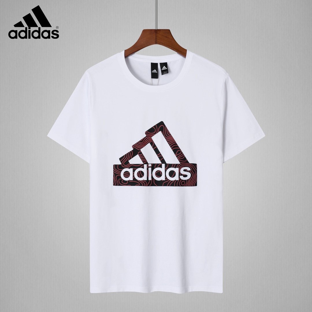 13391616472384830 adidas Winter Holiday Lights Logo Graphic Tee - White