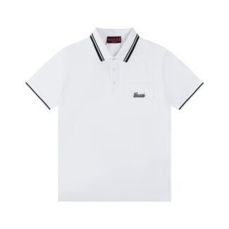 POLO GUCCI SLOGAN - WHITE - DE' FANJI