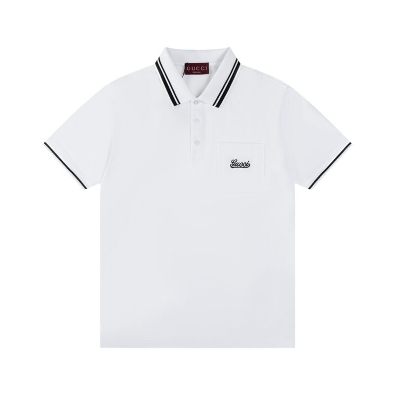 POLO GUCCI SLOGAN - WHITE - DE' FANJI