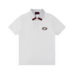 Gucci Logo Embroidered Knit Polo Shirt – Cettire