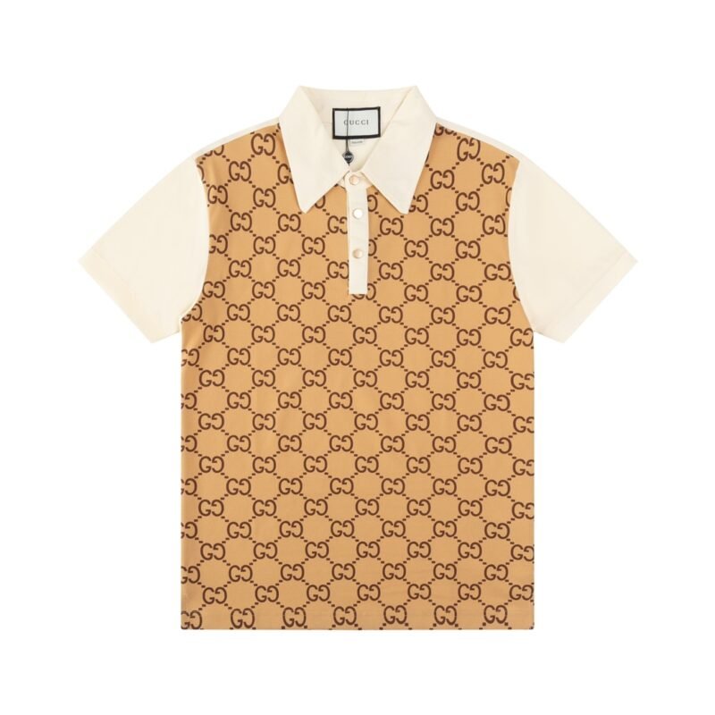 Gucci Logo Embroidered Knit Polo Shirt – Cettire