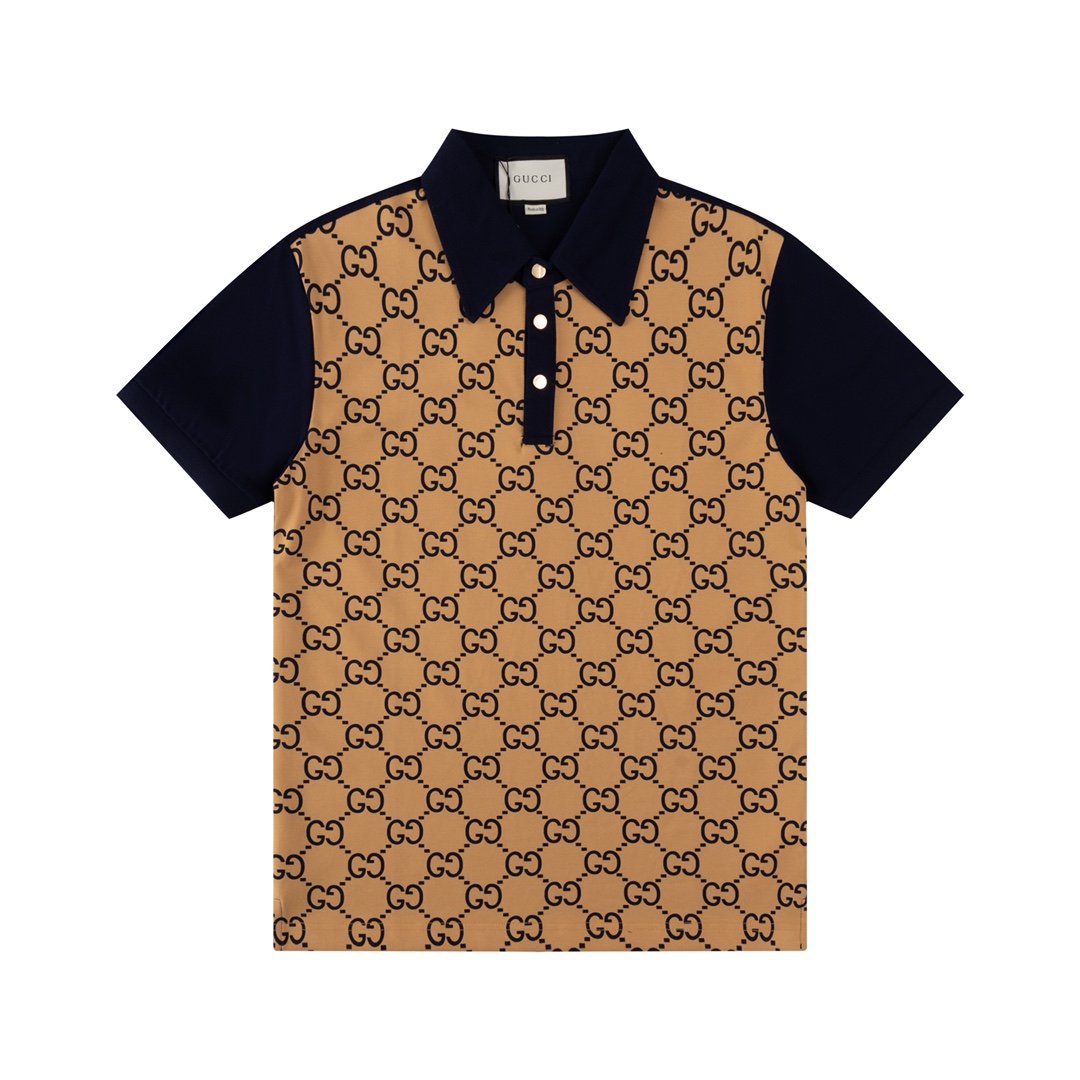 Gucci Logo Embroidered Knit Polo Shirt – Cettire