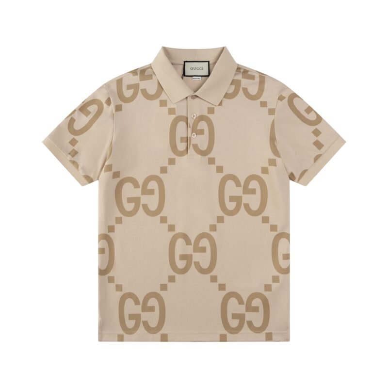 Gucci Logo Embroidered Knit Polo Shirt – Cettire