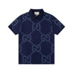 Gucci Logo Embroidered Knit Polo Shirt – Cettire