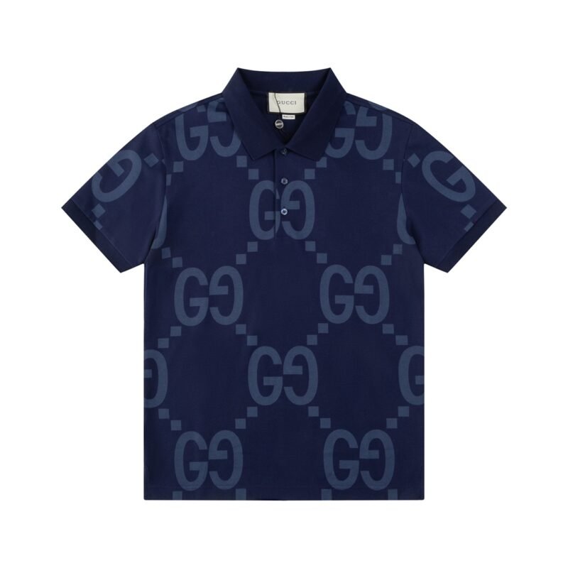 Gucci Logo Embroidered Knit Polo Shirt – Cettire