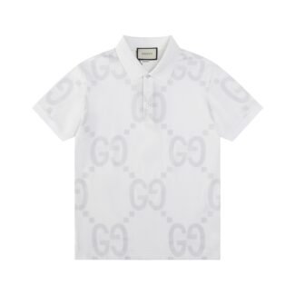 Gucci Logo Embroidered Knit Polo Shirt – Cettire