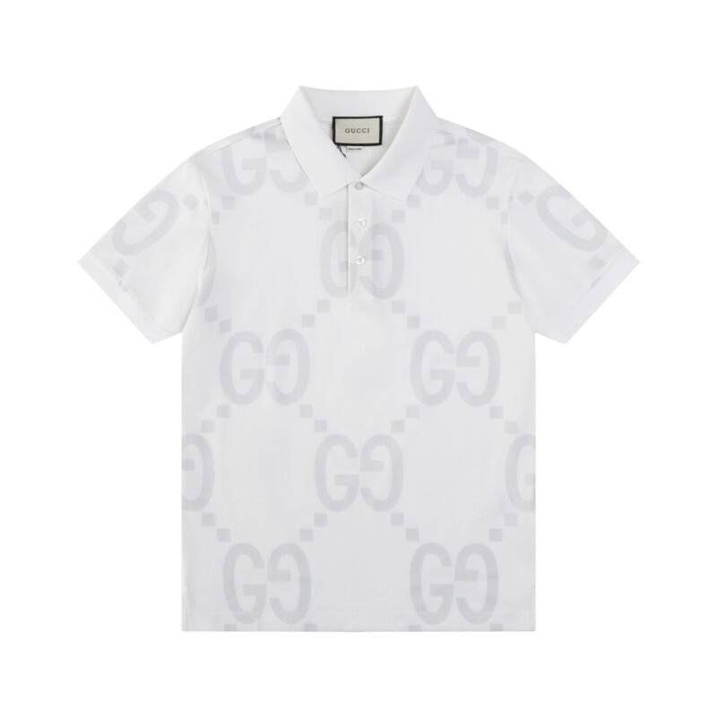 Gucci Logo Embroidered Knit Polo Shirt – Cettire