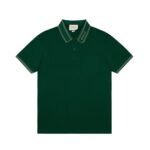 GUCCI Logo-Embroidered Stretch-Cotton Piqué Polo Shirt