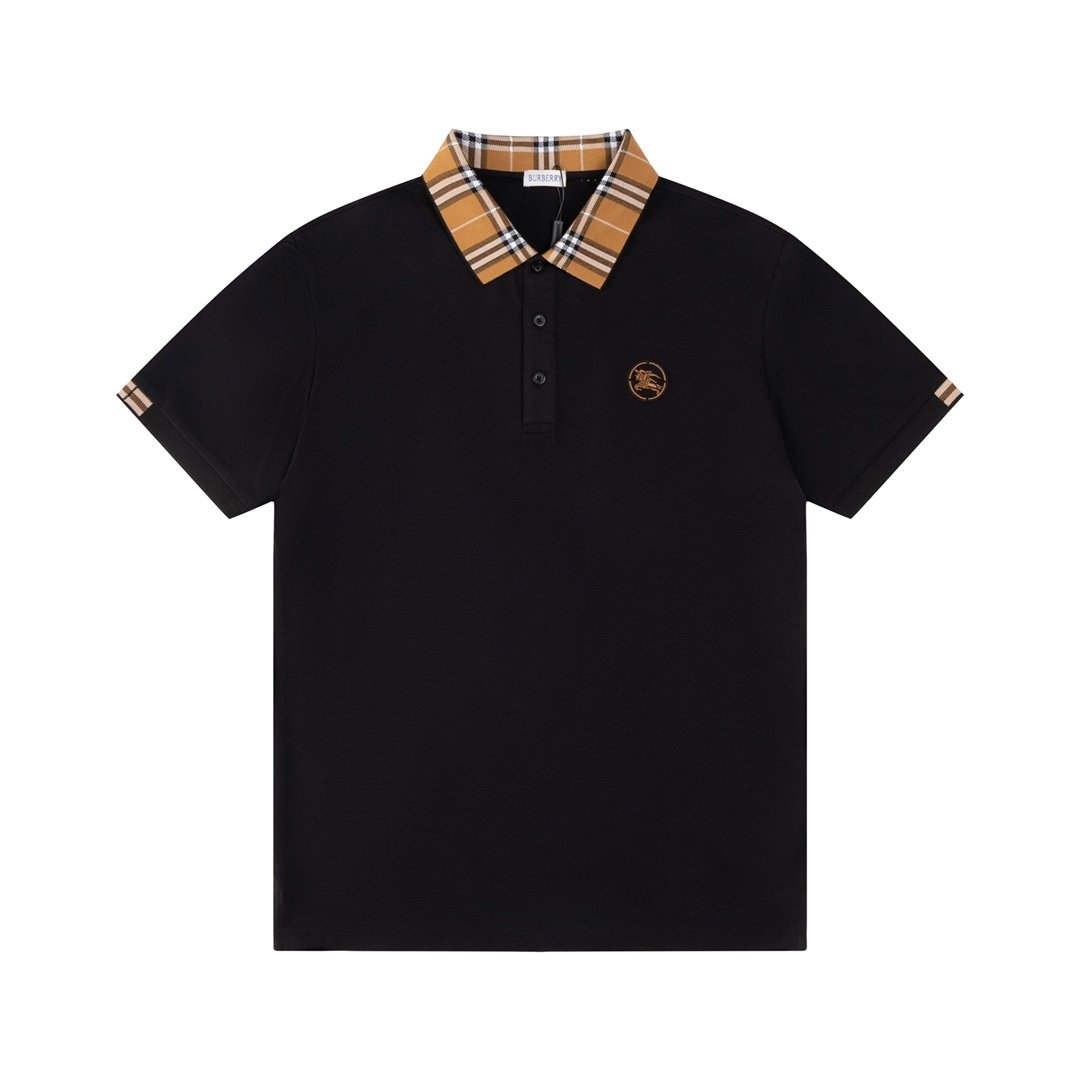 Burberry Collar Cotton Polo Shirt