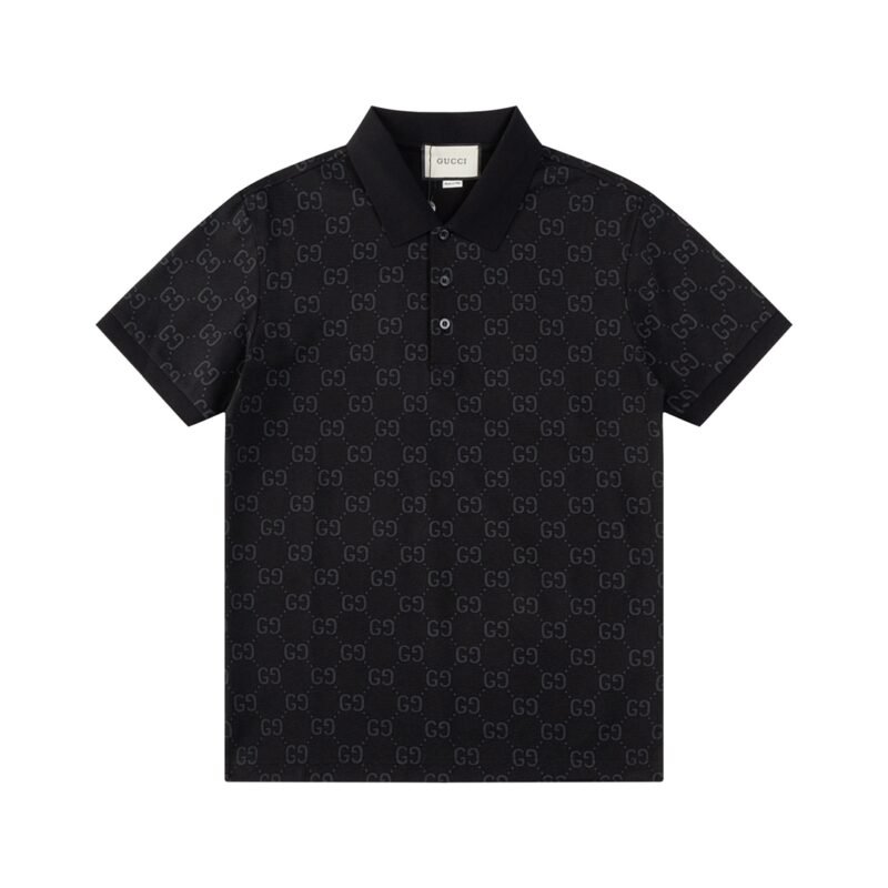 GG cotton piquet polo shirt in ivory | GUCCI®