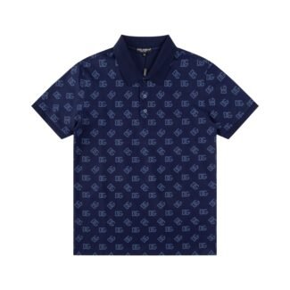 D&G Lapel Short Sleeve T-Shirt