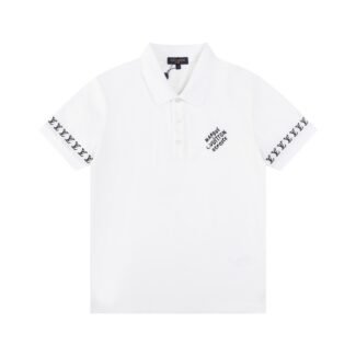 Louis Vuitton Embroidered Short-Sleeved Cotton Blend Polo Shirt