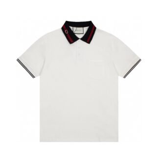 Gucci Cotton Piquet Polo with Interlocking G